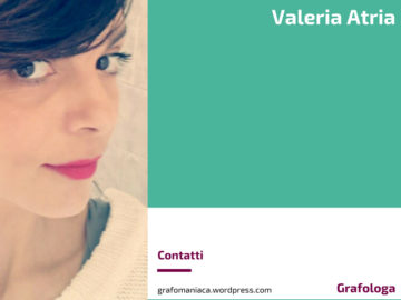 Valeria Atria - Grafologa e perita calligrafica