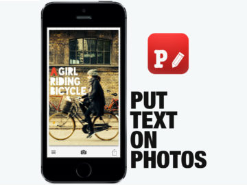 Phonto è una App per scrivere sulle tue foto, direttamente da Smartphone