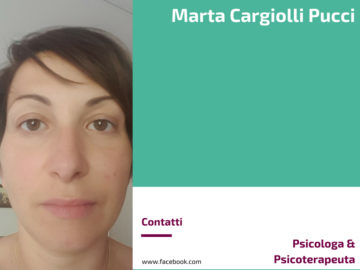 Marta Cargiolli Pucci - Psicologa & Psicoterapeuta