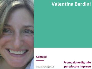Valentina Berdini - Promozione digitale per piccole Imprese