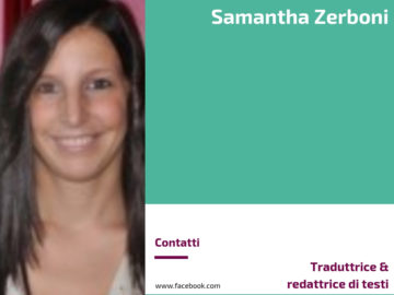 Samantha Zerboni mette nero su bianco per te, quello che vuoi raccontare