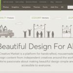 Su Creative Market trovi immagini, font e temi per il tuo sito o per i tuoi canali social