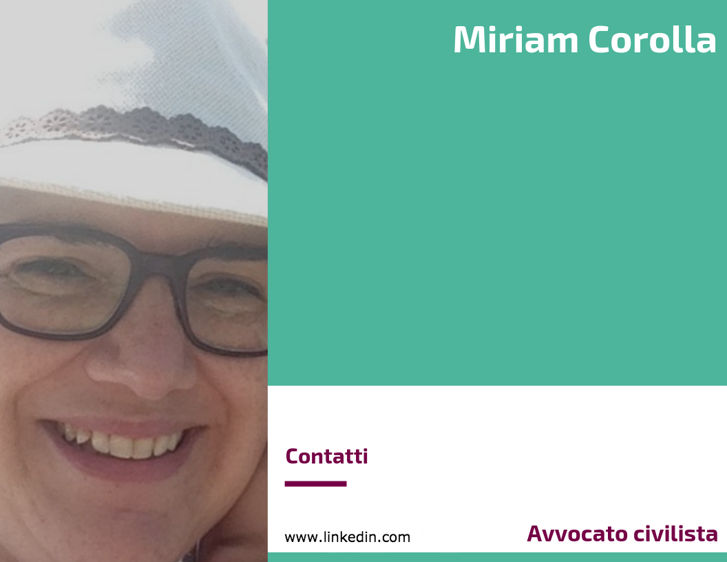 Miriam Corolla - Avvocato civilista