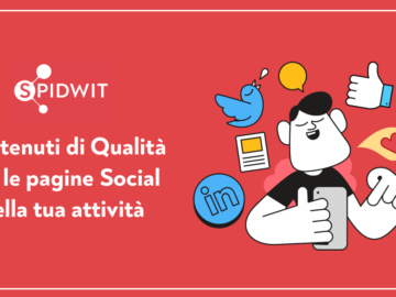 Spidwit è lo strumento online per scoprire, creare e pubblicare contenuti di qualità sulle tue pagine social!