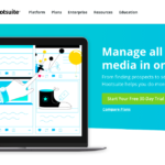 Con Hootsuite puoi gestire tutti i tuoi account social tramite un'unica applicazione. Wow!